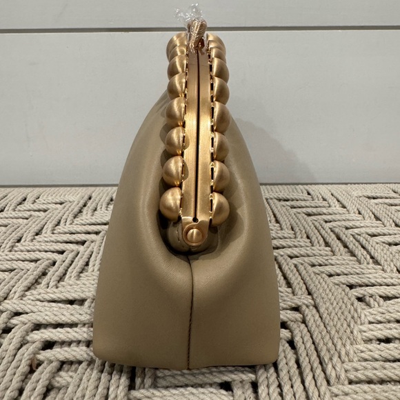 NEW Cult Gaia tan leather Una clutch - Picture 6 of 7